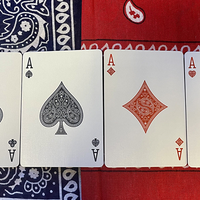 Bicycle Bandana Stripper (Blue) Playing Cards