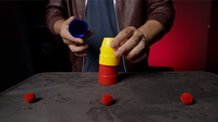CUPS AND BALLS (Gimmicks and Instructions) by Apprentice Magic  - Trick
