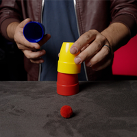 CUPS AND BALLS (Gimmicks and Instructions) by Apprentice Magic  - Trick