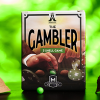 THE GAMBLER / THREE SHELL GAME (Gimmicks and Instructions) by Apprentice Magic  - Trick