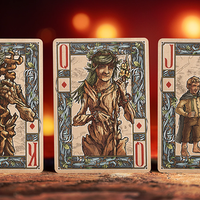 The Lord of the Rings - Two Towers Playing Cards (Foil and Gilded Edition) by Kings Wild