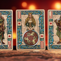 The Lord of the Rings - Two Towers Playing Cards (Foil and Gilded Edition) by Kings Wild