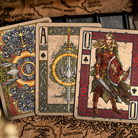 The Lord of the Rings - Return of the King Playing Cards (Black Gilded Edition) by Kings Wild