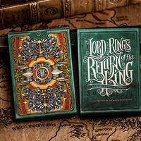 The Lord of the Rings - Return of the King Playing Cards by Kings Wild Project(Green)