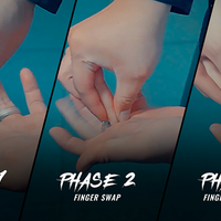 Hanson Chien Presents Crazy Sam's Finger Ring SILVER / LARGE (Gimmick and Online Instructions) by Sam Huang - Trick