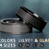 Hanson Chien Presents Crazy Sam's Finger Ring SILVER / SMALL (Gimmick and Online Instructions) by Sam Huang - Trick