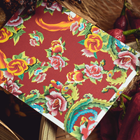 Phoenix and Peony (Red) Playing Cards by Bacon Playing Card Company