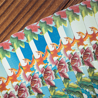 Phoenix and Peony (Blue) Playing Cards by Bacon Playing Card Company