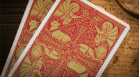 The Cross (Maroon Martyrs) Playing Cards by Peter Voth x Riffle Shuffle
