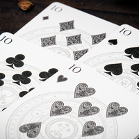 The Keys of Solomon: Silver Spirituum Playing Cards by Riffle Shuffle