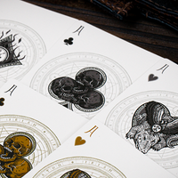 The Keys of Solomon: Silver Spirituum Playing Cards by Riffle Shuffle