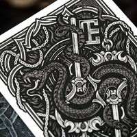 The Keys of Solomon: Silver Spirituum Playing Cards by Riffle Shuffle