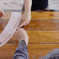 Bicycle Blur Blue (Mandolin Back) by Mathieu Bich and Garrett Thomas