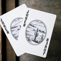 Desert Design (Ruby Red) Playing Cards