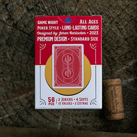 Desert Design (Ruby Red) Playing Cards