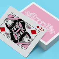 Pink BR Vintage Casino Playing Cards