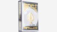 Bicycle Metalluxe Silver Playing Cards by US Playing Card Co.
