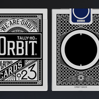 Orbit Tally Ho Circle Back (Black) Playing Cards