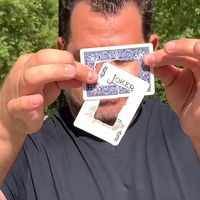 LinkCard BLUE (Gimmicks and Online Insruction) by Mickaël Chatelain - Trick