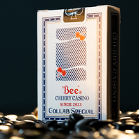 Limited Bee X Cherry (Blue) Playing Cards