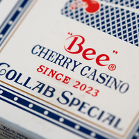 Limited Bee X Cherry (Blue) Playing Cards