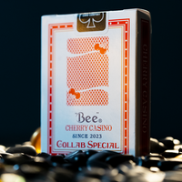 Limited Bee X Cherry (Red) Playing Cards