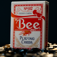 Limited Bee X Cherry (Red) Playing Cards