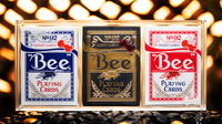 Limited Bee X Cherry 3 deck Set (Blue, Red and Black) Playing Cards
