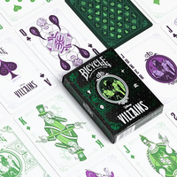 Bicycle Disney Villains (Green)  by US Playing Card Co.
