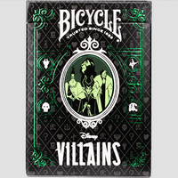 Bicycle Disney Villains (Green)  by US Playing Card Co.