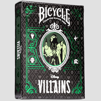 Bicycle Disney Villains (Green)  by US Playing Card Co.