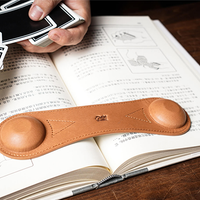 Leather Book Weight (Brown) by TCC Presents