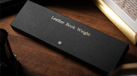 Leather Book Weight (Brown) by TCC Presents
