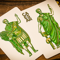Caesar (Green) Playing Cards by Riffle Shuffle