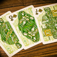 Caesar (Green) Playing Cards by Riffle Shuffle
