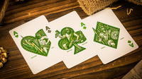 Caesar (Green) Playing Cards by Riffle Shuffle
