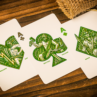 Caesar (Green) Playing Cards by Riffle Shuffle