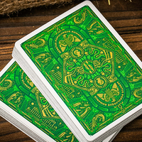 Caesar (Green) Playing Cards by Riffle Shuffle