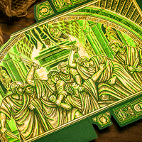 Caesar (Green) Playing Cards by Riffle Shuffle