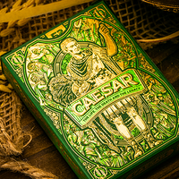 Caesar (Green) Playing Cards by Riffle Shuffle