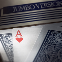 Michael Skinner's Ultimate Bicycle Jumbo 3 Card Monte (Blue) by Murphy's Magic - Trick