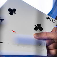 Michael Skinner's Ultimate Bicycle Jumbo 3 Card Monte (Blue) by Murphy's Magic - Trick