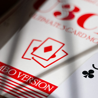 Michael Skinner's Ultimate Bicycle Jumbo 3 Card Monte (Red) by Murphy's Magic - Trick