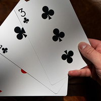 Michael Skinner's Ultimate Bicycle Jumbo 3 Card Monte (Red) by Murphy's Magic - Trick