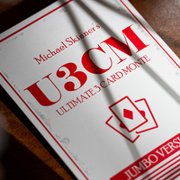 Michael Skinner's Ultimate Bicycle Jumbo 3 Card Monte (Red) by Murphy's Magic - Trick