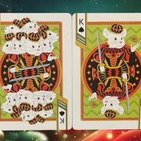 Bicycle Nutcracker (Red) Playing Cards