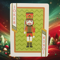 Bicycle Nutcracker (Red) Playing Cards