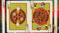 Bicycle Nutcracker (Green Gilded) Playing Cards
