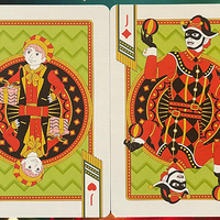 Bicycle Nutcracker (Green Gilded) Playing Cards