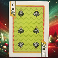 Bicycle Nutcracker (Green Gilded) Playing Cards